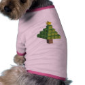 3D XMAS Tree pet clothing
