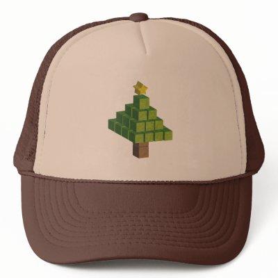 3D XMAS Tree Mesh Hat by PencilPlus