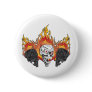 3flaming skulls copy pinback button