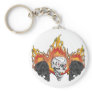 3flaming skulls copy keychain