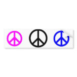 3peace signs bumper stickers