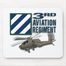 3rd Aviation Regiment Apache Mouse Pad