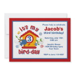 3rd Bird Day Party Invitation