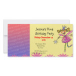 3rd birthday party invitations (princess fairy)