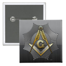 3rd Degree: Master Mason Pinback Buttons