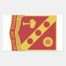 3rd EOD BN DUI Rectangular Sticker