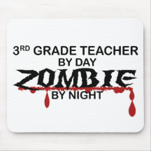 3rd Grade Zombie Mousemats