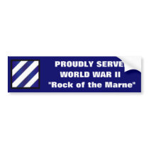 3rd Infantry Division Bumper Stickers