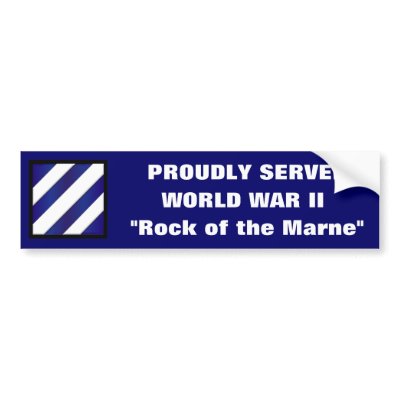 3rd Infantry Division Bumper Stickers by corkydrivn
