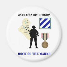 3rd Infantry Division Iraq Vet Magnet