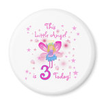 3rd Little Angel Birthday magnets