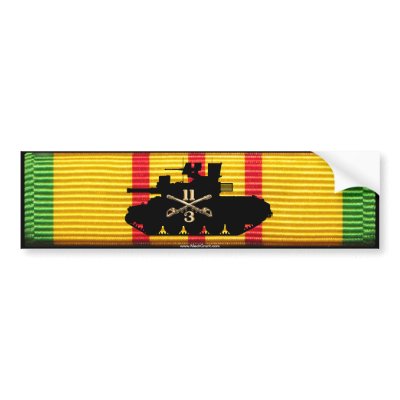 3rd Sqdn 11th ACR M551 on VSM Bumper Stickers by MechGrunt