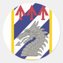 3rd Sustainment Brigade Round Stickers