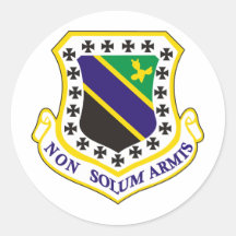 3rd Wing Round Stickers