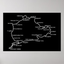3x4 map posters