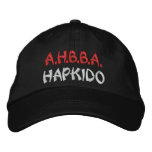 403 AHBBA Hapkido Black Hat Embroidered Baseball Cap