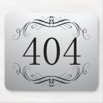 404 Area Code Mouse Pad