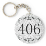 406 Area Code keychains