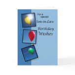 4087 Son-in-Law Birthday Wishes, Balloons