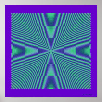 40-1 Psychedelic Space Out - Poster by 3DMOONMAN