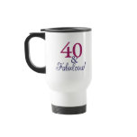 40 and fabulous (40th Birthday) Coffee Mugs