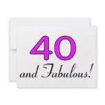 40 And Fabulous Pink