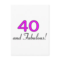 40 And Fabulous Pink