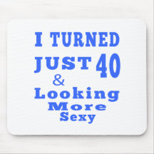 40 birthday designs mousepad
