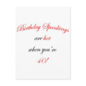 40 Birthday Spanking postcards