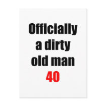 40  Dirty Old Man