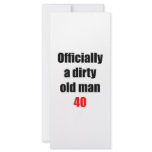 40  Dirty Old Man rack cards