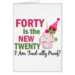 40 Is New 20 I Am Toad-ally Proof cards