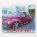 40' mercury convertible mouse mat