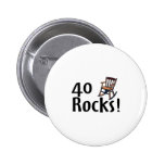 40 Rocks Buttons