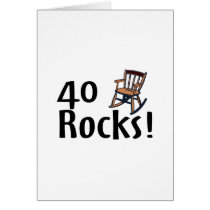 40 Rocks Greeting Card