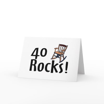 40 Rocks by CelebrationZazzle