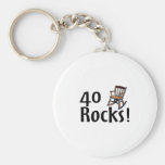 40 Rocks Keychain