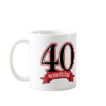 40 Something 40th Birthday Mugs