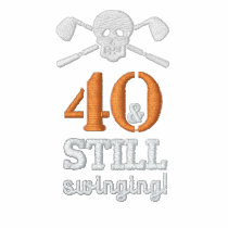40 & Still Swinging - Golf Birthday Shirt