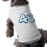 40 Year Birthday or Anniversary - Add Text Dog Tee