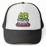 40 Year Old Birthday Cake Hats