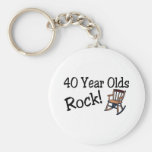 40 Year Olds Rock (Rocking Chair) Key Chains