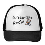 40 Year Olds Rock (Rocking Chair) Mesh Hats