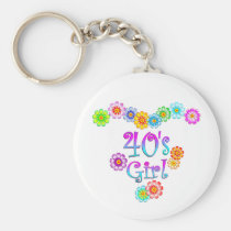 40's Girl keychains