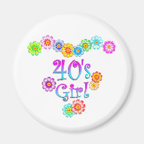 40's Girl magnets