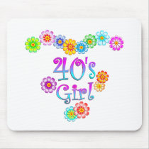 40's Girl mousepads