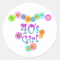40's Girl stickers
