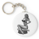 40's Pinup Beauty keychains