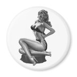 40's Pinup Beauty magnets