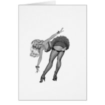 40's Pinup Girl #3 Greeting Cards